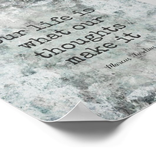 poster de citation de motivation sur la conception (Coin)