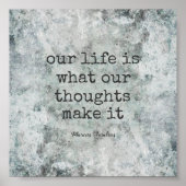 poster de citation de motivation sur la conception (Devant)