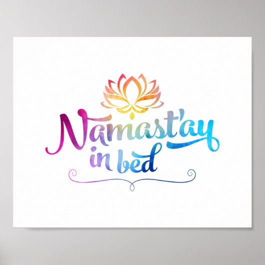 Poster de citation de Namaste Funny (Devant)