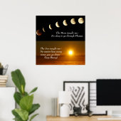 Poster de citation inspirationnelle Spirituelle Su (Bureau à domicile)