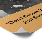 Poster de citation Lincoln ? (Coin)