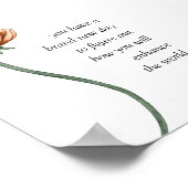 Poster de citation Motivationnelle Floral Boss Lad (Coin)