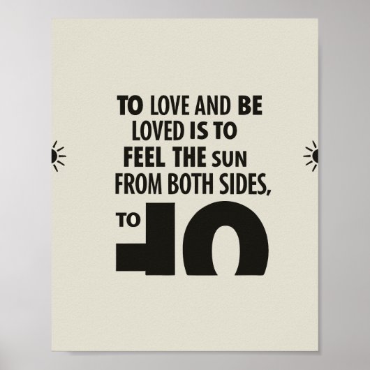 Poster de citation motivationnelle sur le mur de s (Devant)