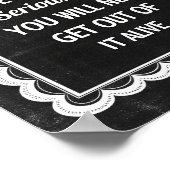 Poster de citation motivationnelle sur le mur de s (Coin)