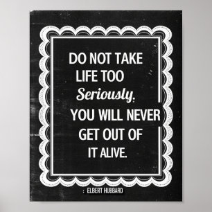 Poster de citation motivationnelle sur le mur de s