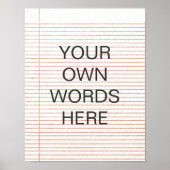 Poster De Citation Motivationnelle, Vos Propres Mo (Devant)