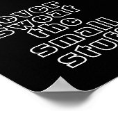 poster de citation ne transpire jamais les petites (Coin)