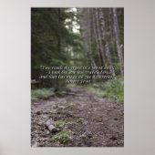 Poster de citation Robert Frost Wilderness (Devant)