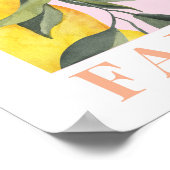 Poster de citron imprimé Italie (Coin)