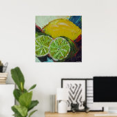 Poster de citron Limes (Bureau à domicile)