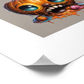 Poster de Citrouille de bonbons d'Halloween (Coin)