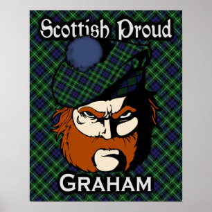Poster de Clan Graham Scottish Tartan