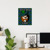Poster de Clan Lyon Scottish Tartan (Bureau à domicile)