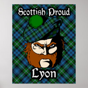 Poster de Clan Lyon Scottish Tartan