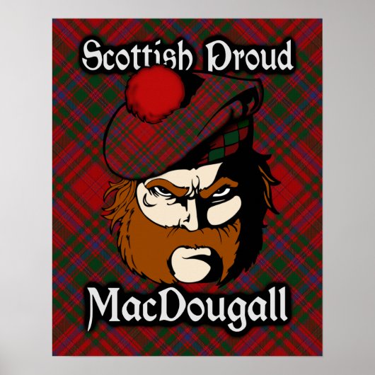 Poster de Clan MacDougall Scottish Tartan (Devant)