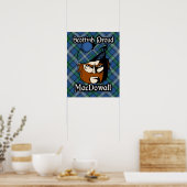 Poster de Clan MacDowall Scottish Tartan (Cuisine)