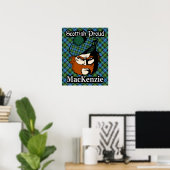 Poster de Clan MacKenzie Scottish Tartan (Bureau à domicile)