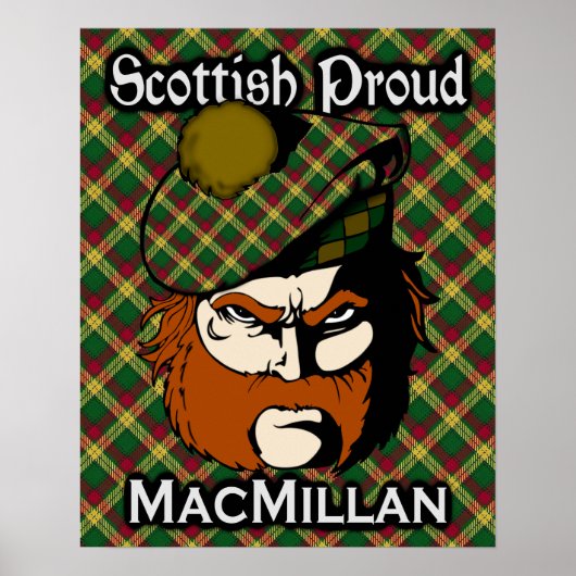 Poster de Clan MacMillan Scottish Tartan (Devant)