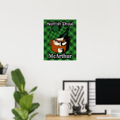 Poster de Clan McArthur Scottish Tartan (Bureau à domicile)