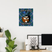 Poster de Clan McDowell Scottish Tartan (Bureau à domicile)