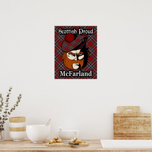 Poster de Clan McFarland Scottish Tartan (Cuisine)