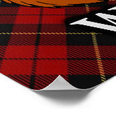 Poster de Clan Wallace Scottish Tartan (Coin)