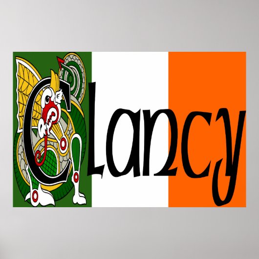 Poster de Clancy Celtic Dragon Imprimer (Devant)