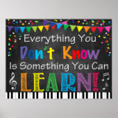 Poster de classe de musique (Devant)