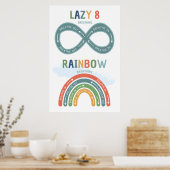 Poster de classe Lazy 8 et Rainbow Brething (Cuisine)