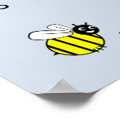 Poster de classe - Nom de classe Abeilles de miel (Coin)