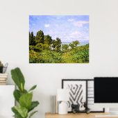 Poster De Claude Monet, Au bord de la mer (Bureau à domicile)