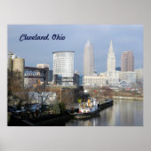 Poster de Cleveland, OH (River View) (Devant)