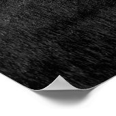 Poster de clôture noir et blanc / Motivation (Coin)