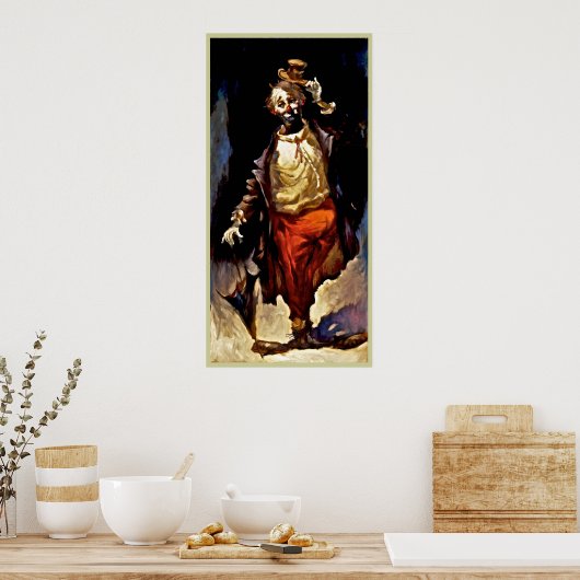 Poster de clown 13 (Cuisine)