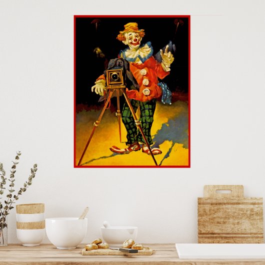 Poster de clown 16 (Cuisine)