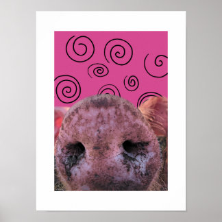 Poster de cochon fou