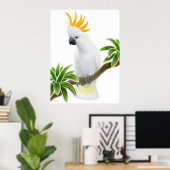 Poster de Cockatoo Crested Citron (Bureau à domicile)
