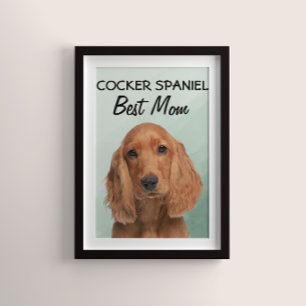 Poster de Cocker Spaniel Best Mom