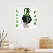 Poster de Cocker Spaniel Lucky Paws (Cuisine)