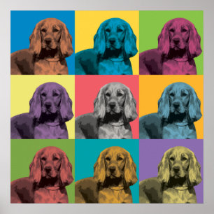 Poster de Cocker Spaniel Pop Art