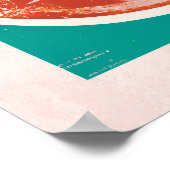 Poster de Cocktail Retro Pink Tropical (Coin)