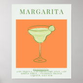 Poster de cocktails Margarita (Devant)