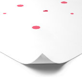 Poster de coeur Heureuse Sainte-Valentin 24x24 (Coin)