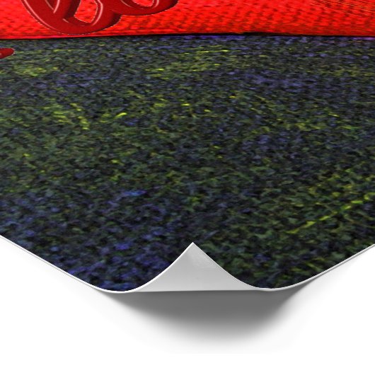 Poster de coeur peint (Coin)