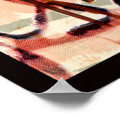 Poster de collage de quatre chevaux (Coin)