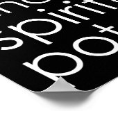 Poster de collage du mot chiropratique (Coin)