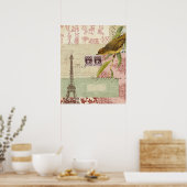 Poster de collage en français (Cuisine)