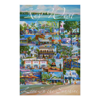 Poster de collage Key West