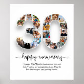 Poster de collage photo du 30e anniversaire person (Devant)
