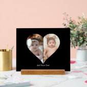 Poster de collage photo en forme de coeur 2 (Mariage)